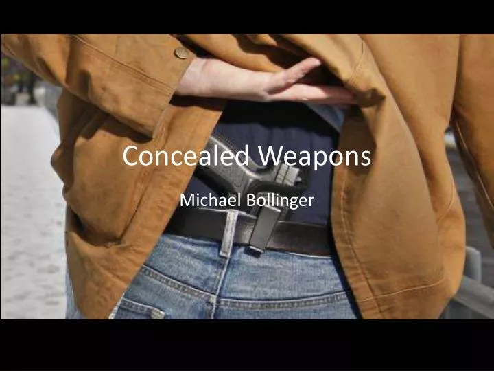 concealed weapons
