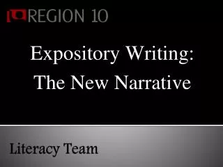 Expository Writing: The New Narrative