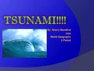 Tsunami!!!!