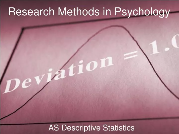 research methods in psychology