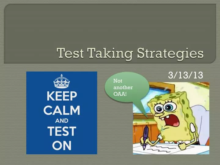 test taking strategies
