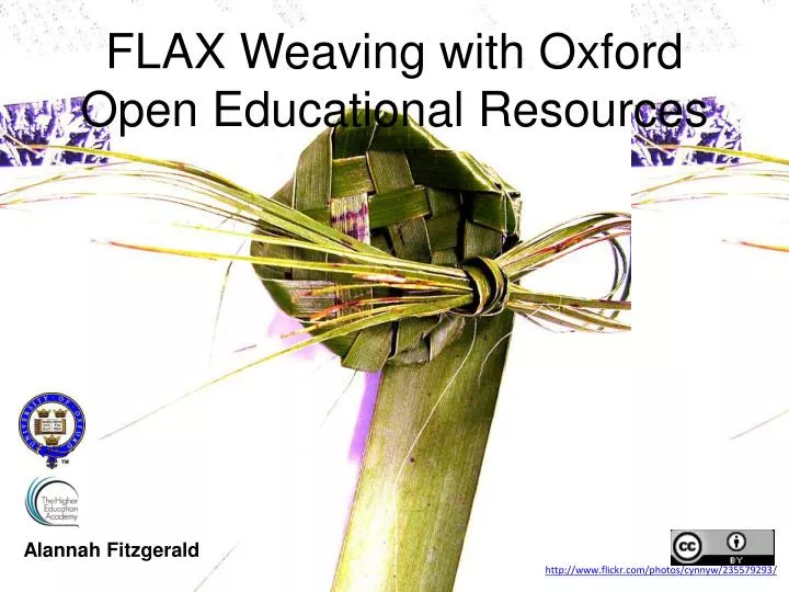 flax weaving with oxford open educational resources