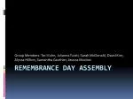 Remembrance Day Assembly