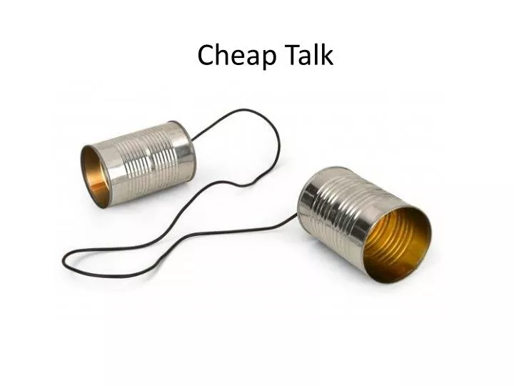 cheap talk