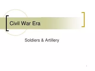 Civil War Era