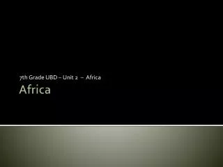 Africa