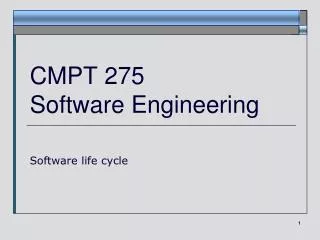 CMPT 275 Software Engineering