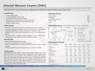 Investment case A local and global leader A vertically integrated business model