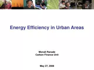 Energy Efficiency in Urban Areas