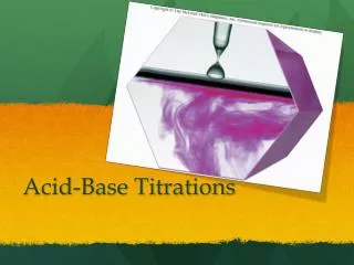 Acid-Base Titrations