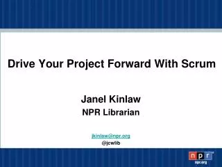Drive Your Project Forward With Scrum