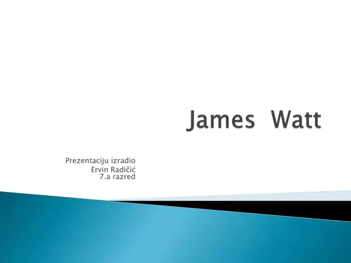 james watt