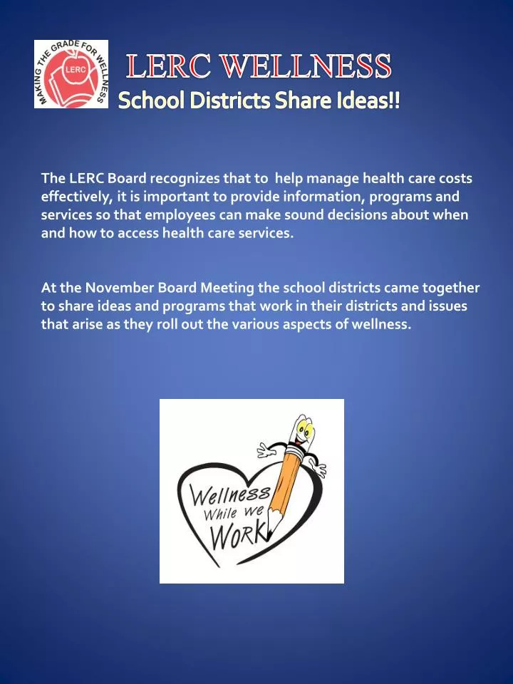 lerc wellness school districts share ideas