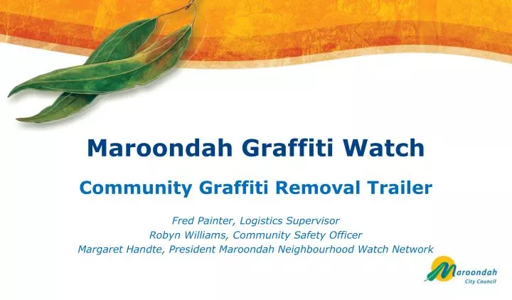 maroondah graffiti watch