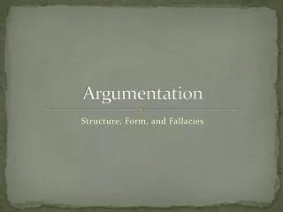 argumentation