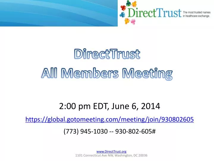 directtrust all members meeting