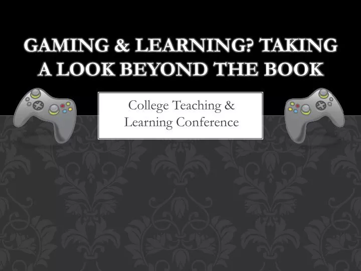gaming learning taking a look beyond the book