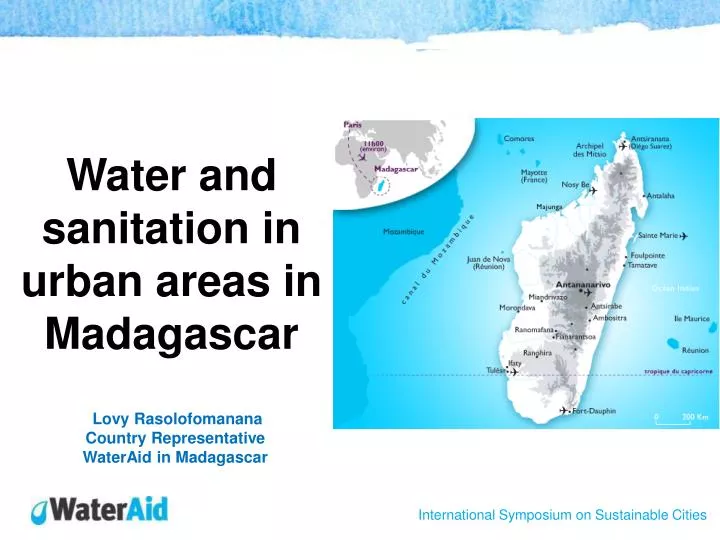 water and sanitation in urban areas in madagascar