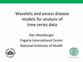 Wavelets and excess disease models for analysis of time series data