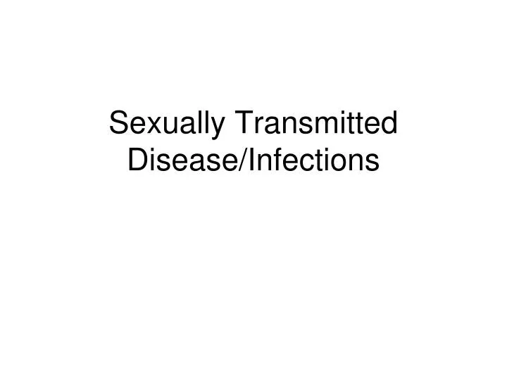 sexually transmitted disease infections