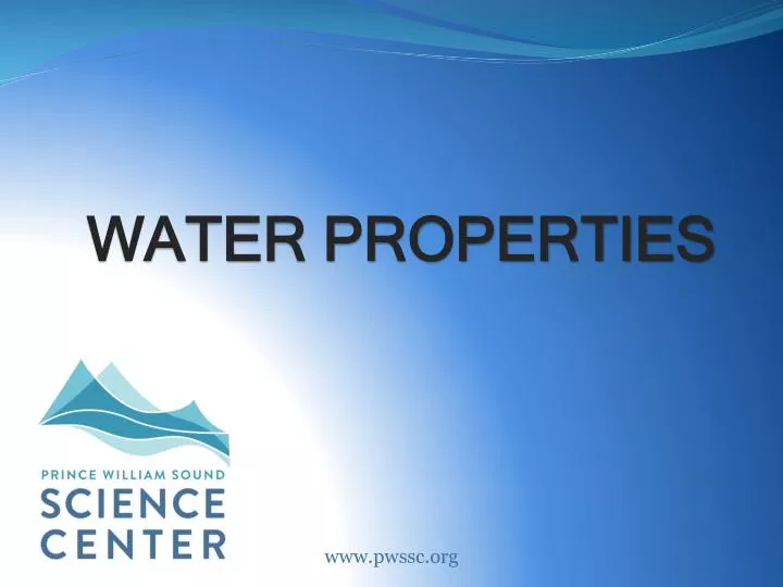 water properties