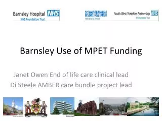 Barnsley Use of MPET Funding