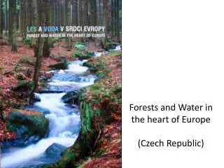 Forests and Water in the heart of Europe ( Czech Republic )