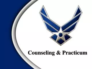 Counseling &amp; Practicum