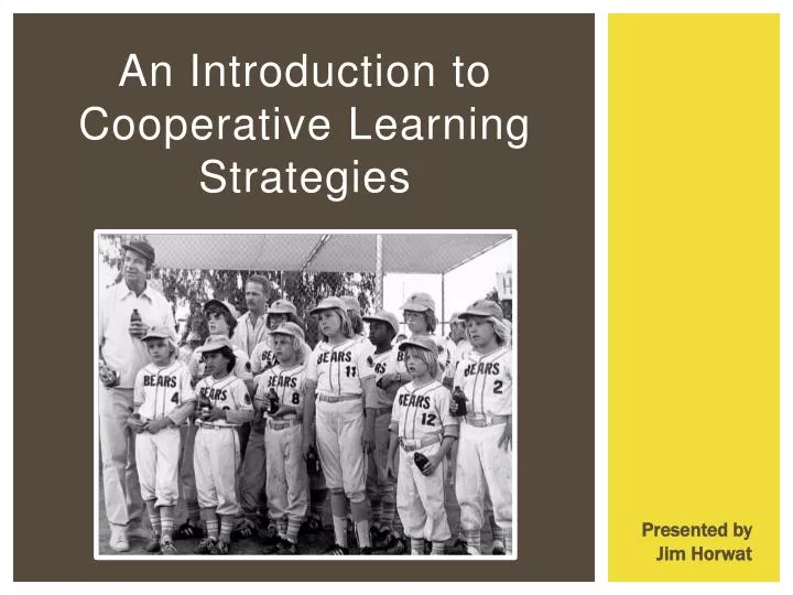 an introduction to cooperative learning strategies