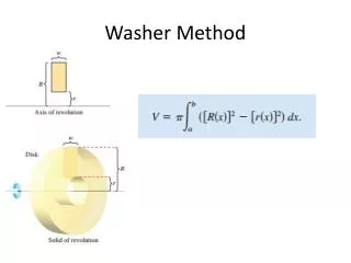 Washer Method