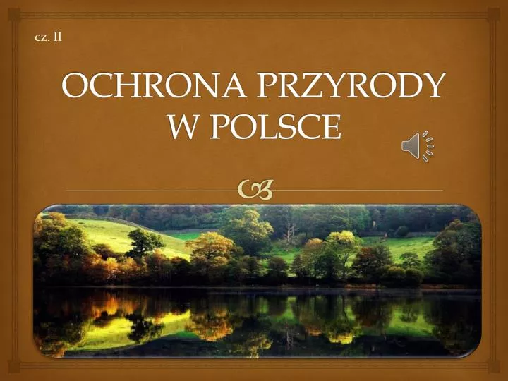 ochrona przyrody w polsce