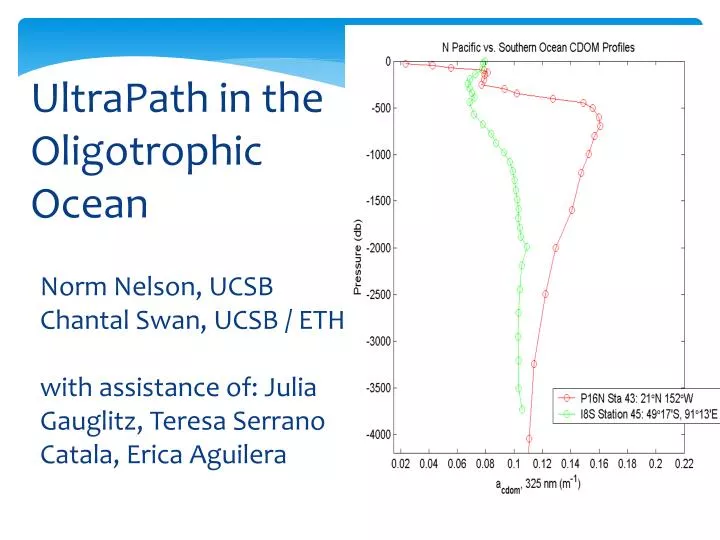 ultrapath in the oligotrophic ocean