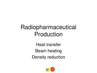 Radiopharmaceutical Production