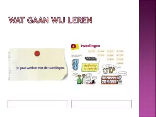 wat gaan wij leren