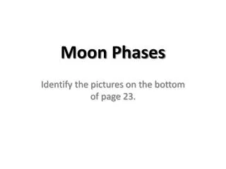 moon phases