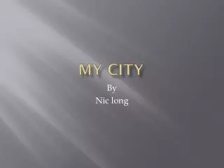 my city