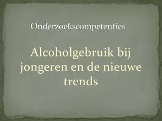onderzoekscompetenties