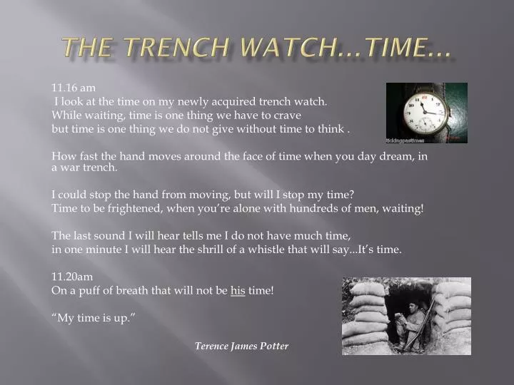 the trench watch time