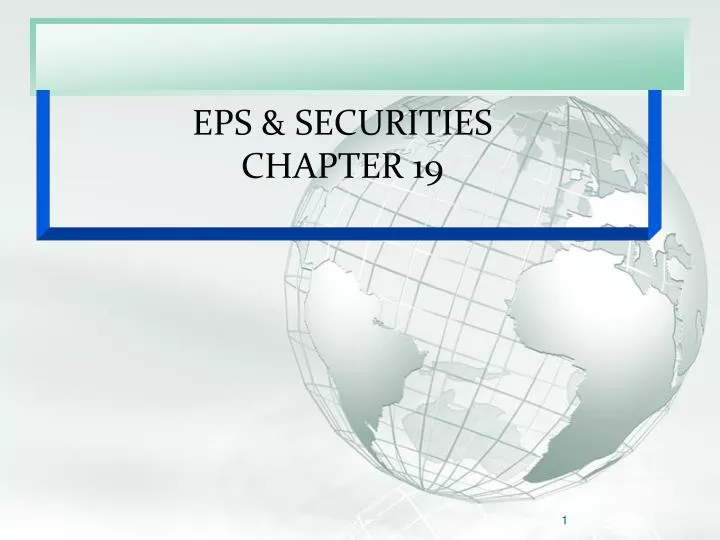 eps securities chapter 19