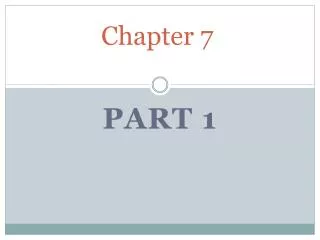 Chapter 7