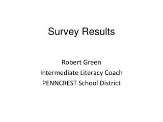 survey results