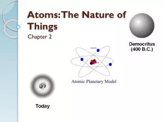 Atoms: The Nature of Things