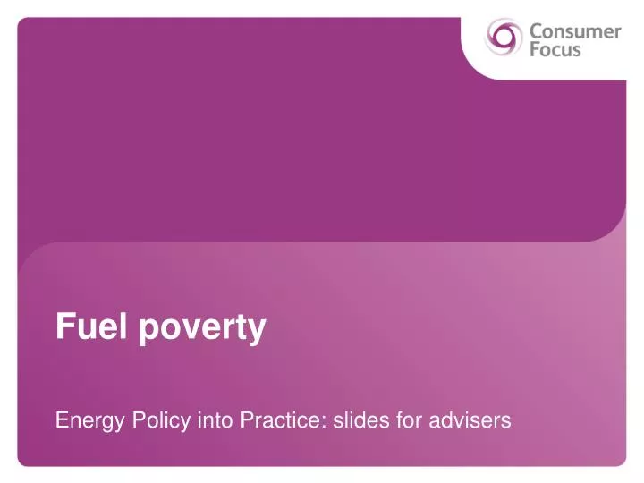 fuel poverty