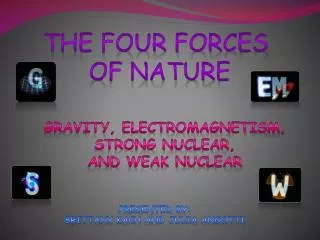 The four forces of nature