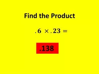 Find the Product