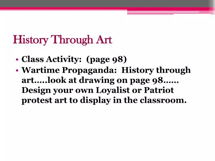 history through art