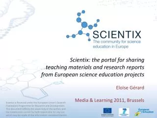 Scientix : the portal for sharing teaching materials and research reports