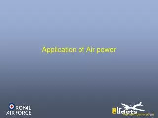 Application of Air power