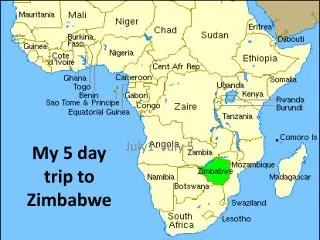 My 5 day trip to Zimbabwe
