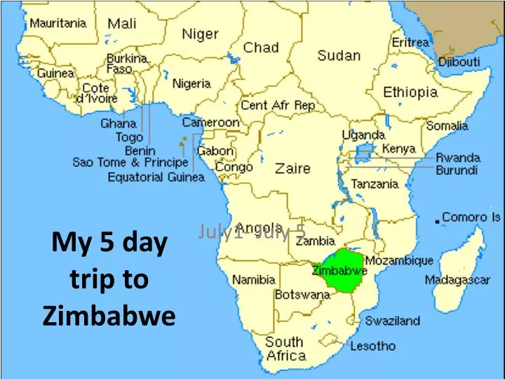 my 5 day trip to zimbabwe